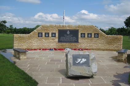 UK's Centre of Remembrance, with more than 200 defdicated memorials at The National Memorial Arboretum. The Falklands Memorial. {RBL: Ian Humphreys}