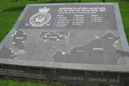 UK's Centre of Remembrance, with more than 200 defdicated memorials at The National Memorial Arboretum. The Far East Forces Memorial. {RBL: Ian Humphreys}