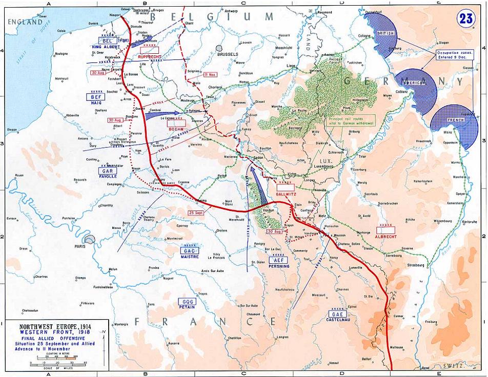 Western Front 1918 Allied final
